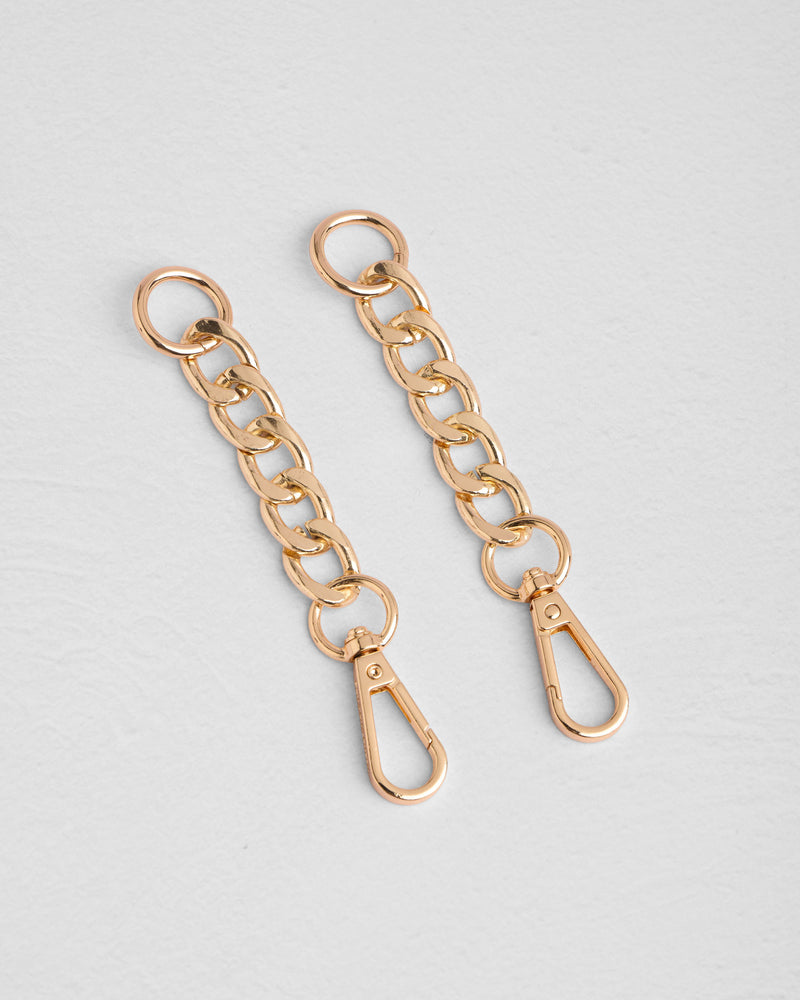 Bag Strap Extender: Gold Chain Set-Pom Pom London