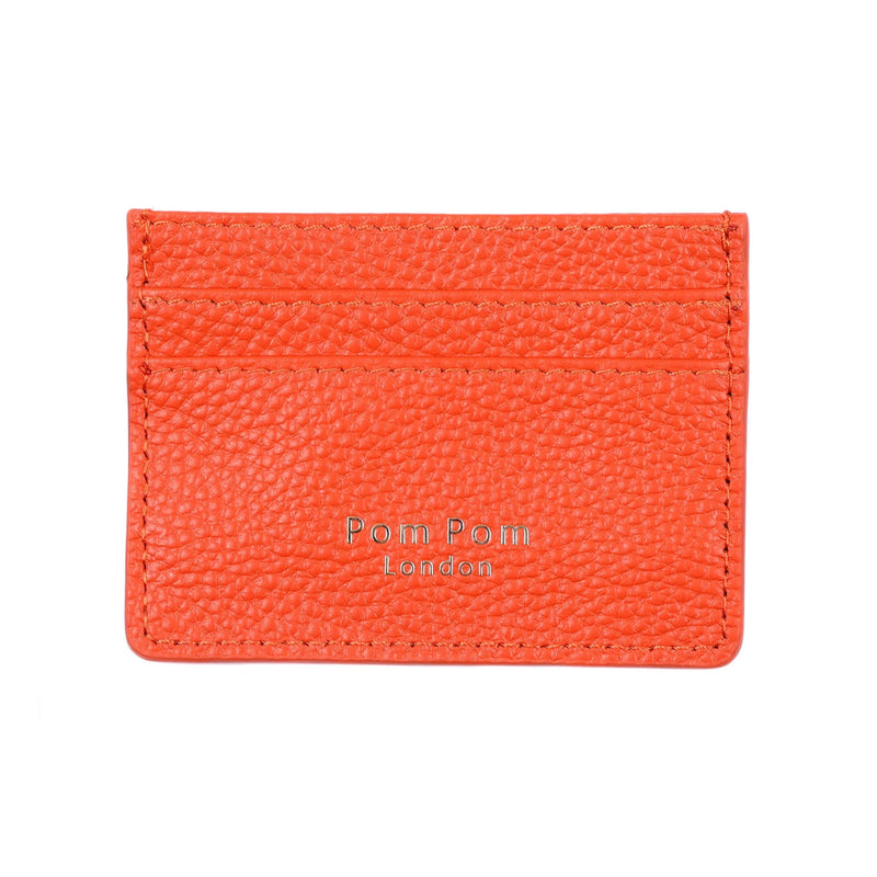 Chelsea Card Holder Orange Spice-Pom Pom London