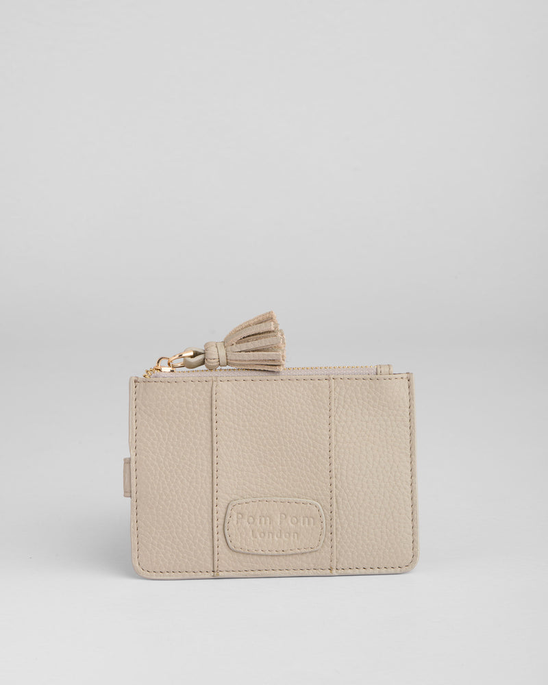 Chelsea Coin & Card Holder Stone-Pom Pom London