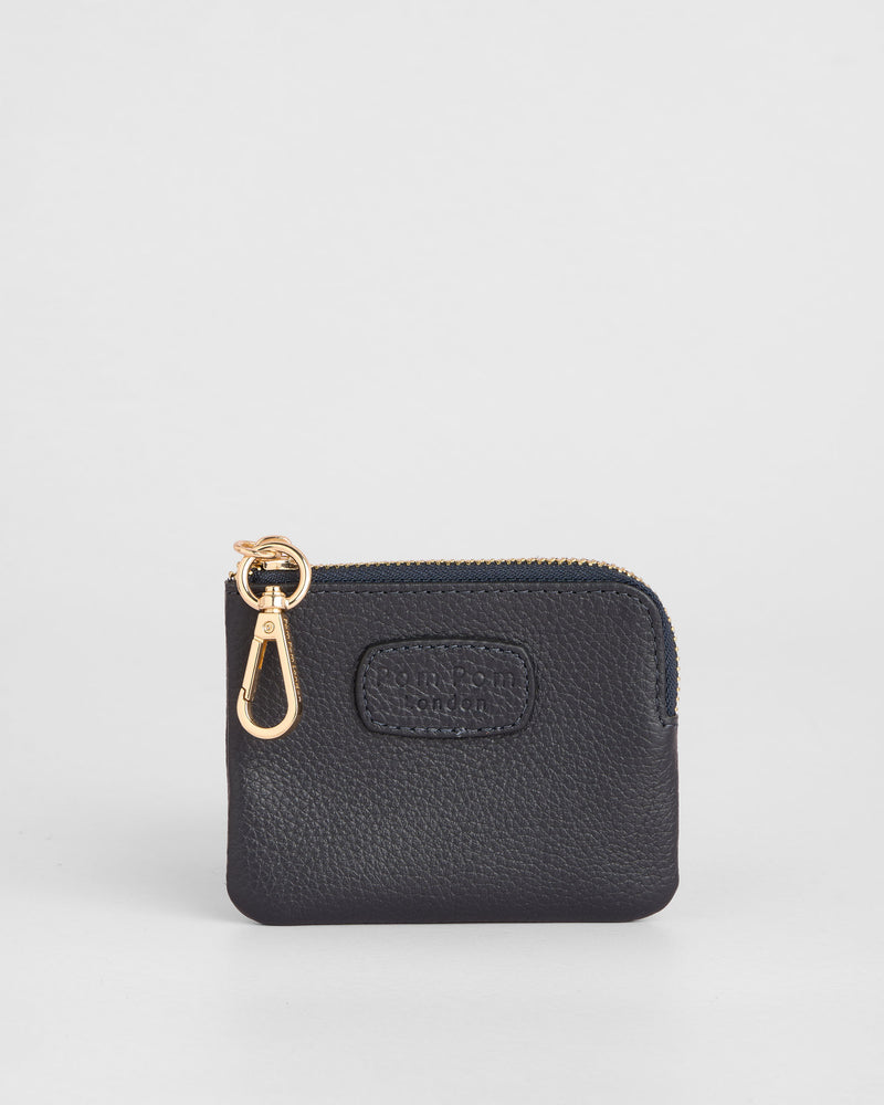 Chelsea Coin Pouch Navy-Pom Pom London