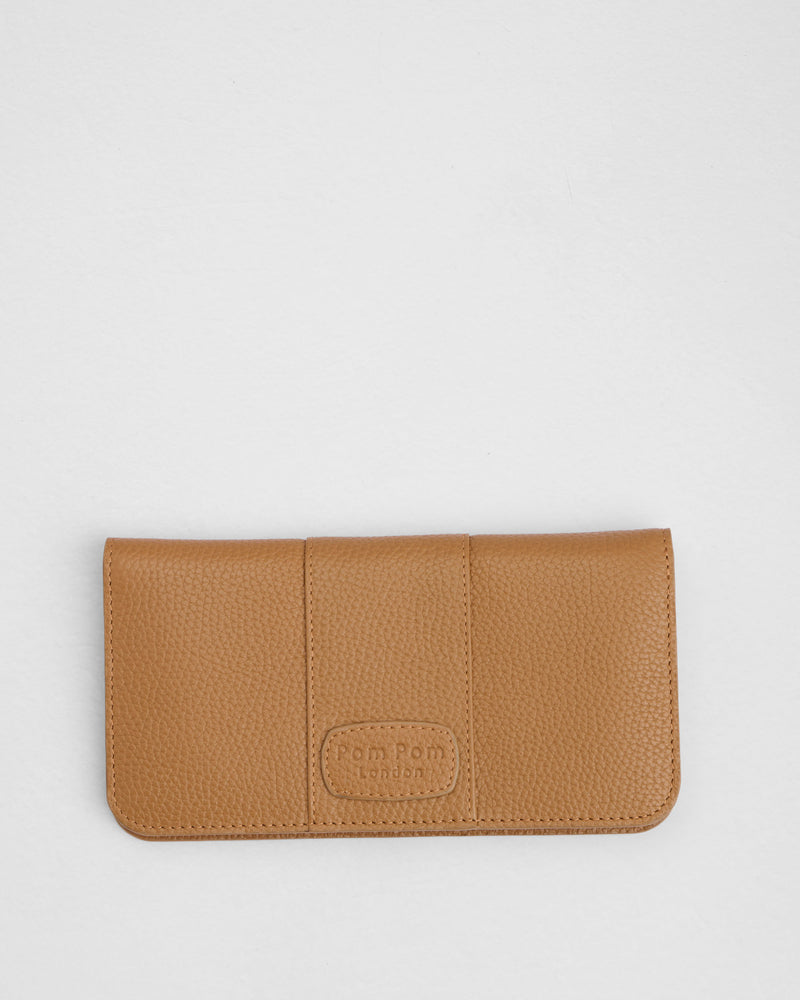Chelsea Flat Wallet Maple - Large-Pom Pom London