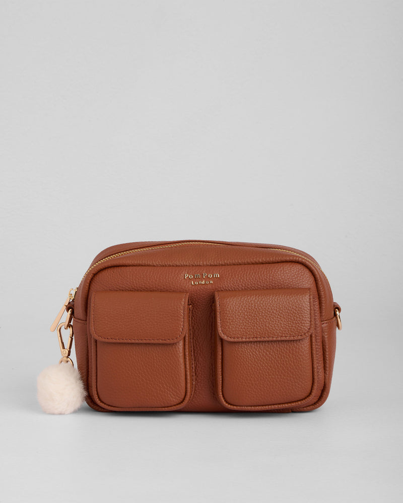 Chiswick Cargo Bag Chestnut-Pom Pom London