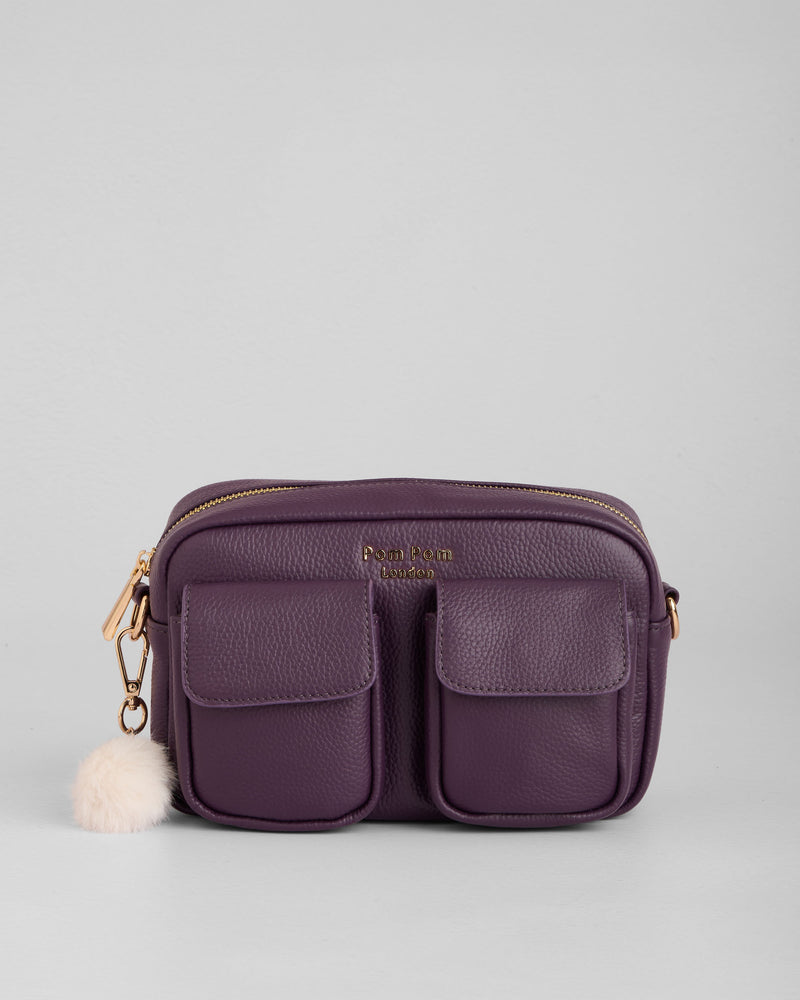 Chiswick Cargo Bag Purple Nightshade-Pom Pom London