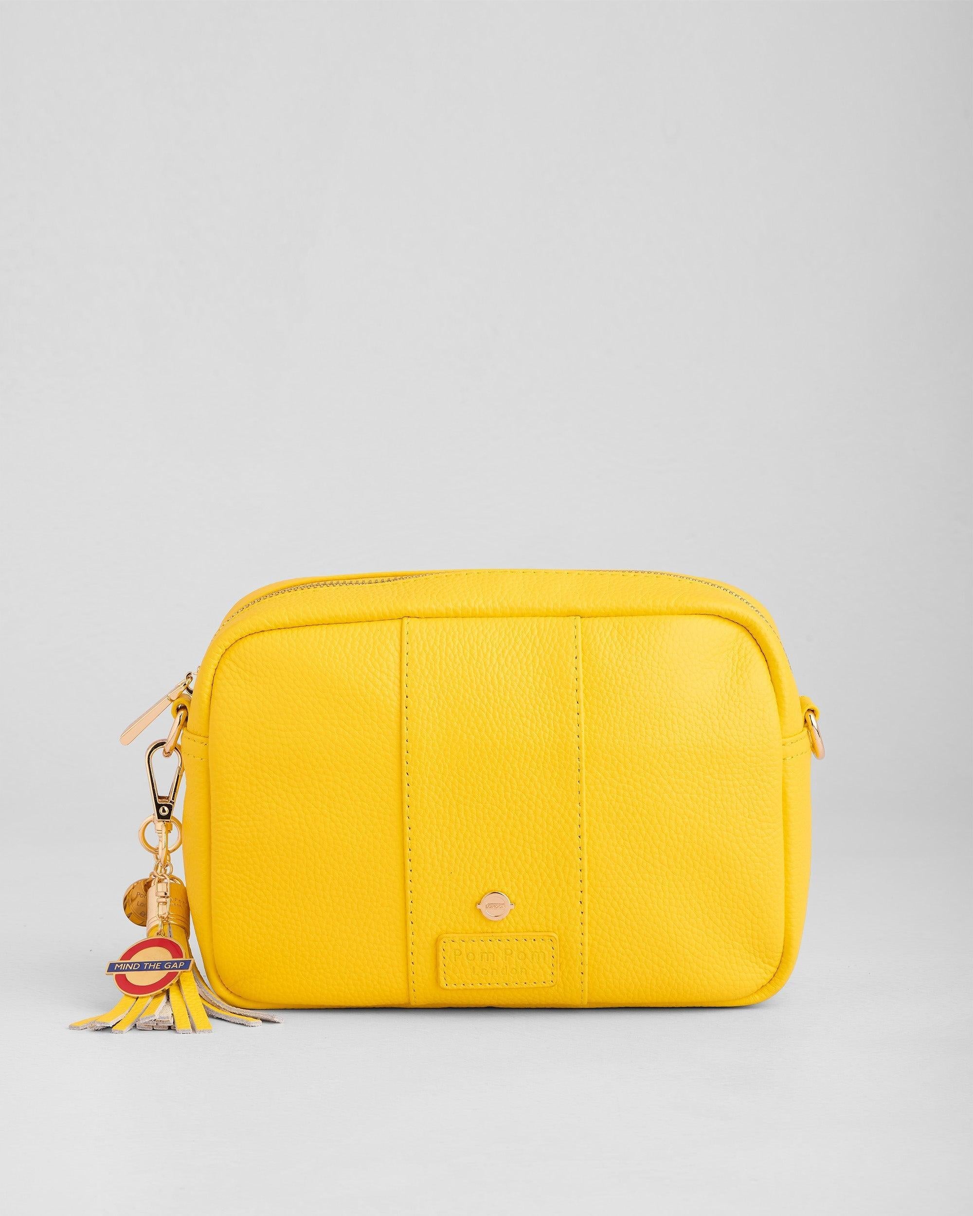 City Crossbody Bag Circle Line Yellow