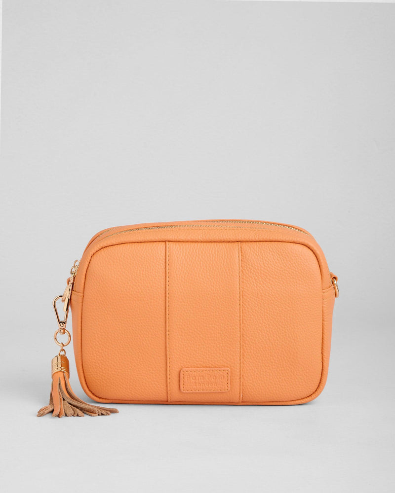 Mango Tango City Duo Bag - full-grain leather bag | Pom Pom London