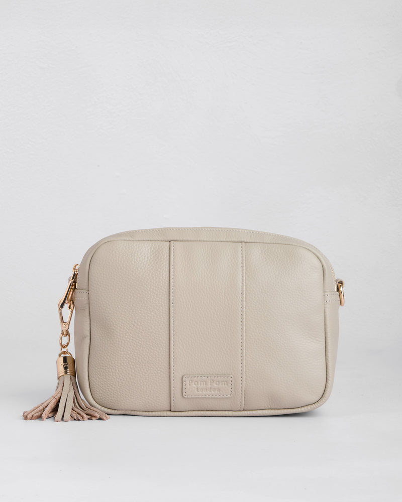 City Duo Crossbody Bag Stone-Pom Pom London