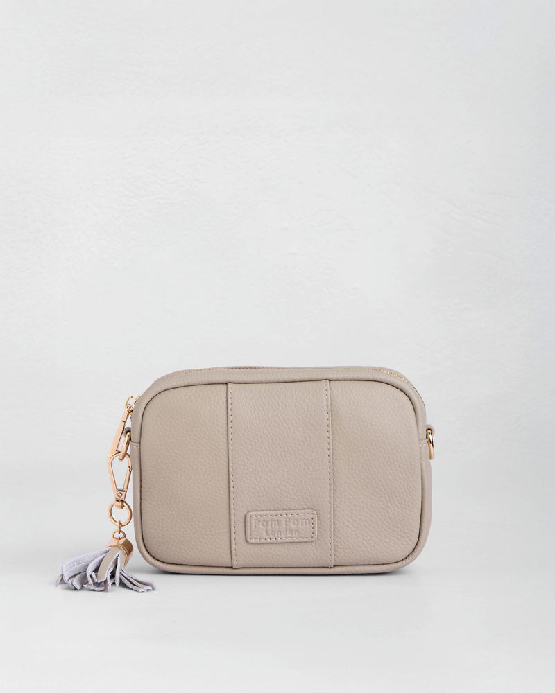 City MINI Crossbody Bag Stone-Pom Pom London