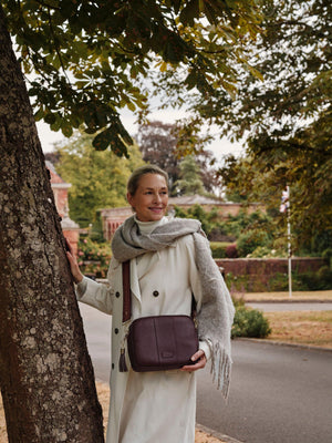 City Plus Crossbody Bag Dark Maroon