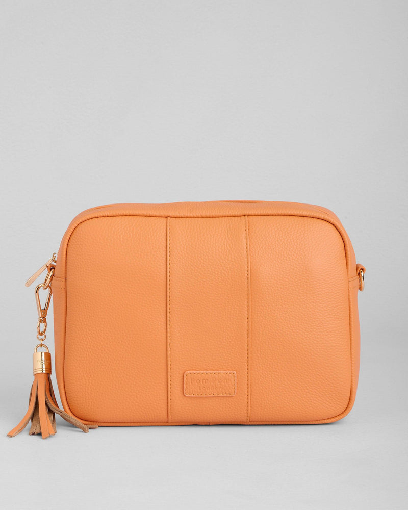 Mango Tango City Plus Bag - full-grain leather bag | Pom Pom London