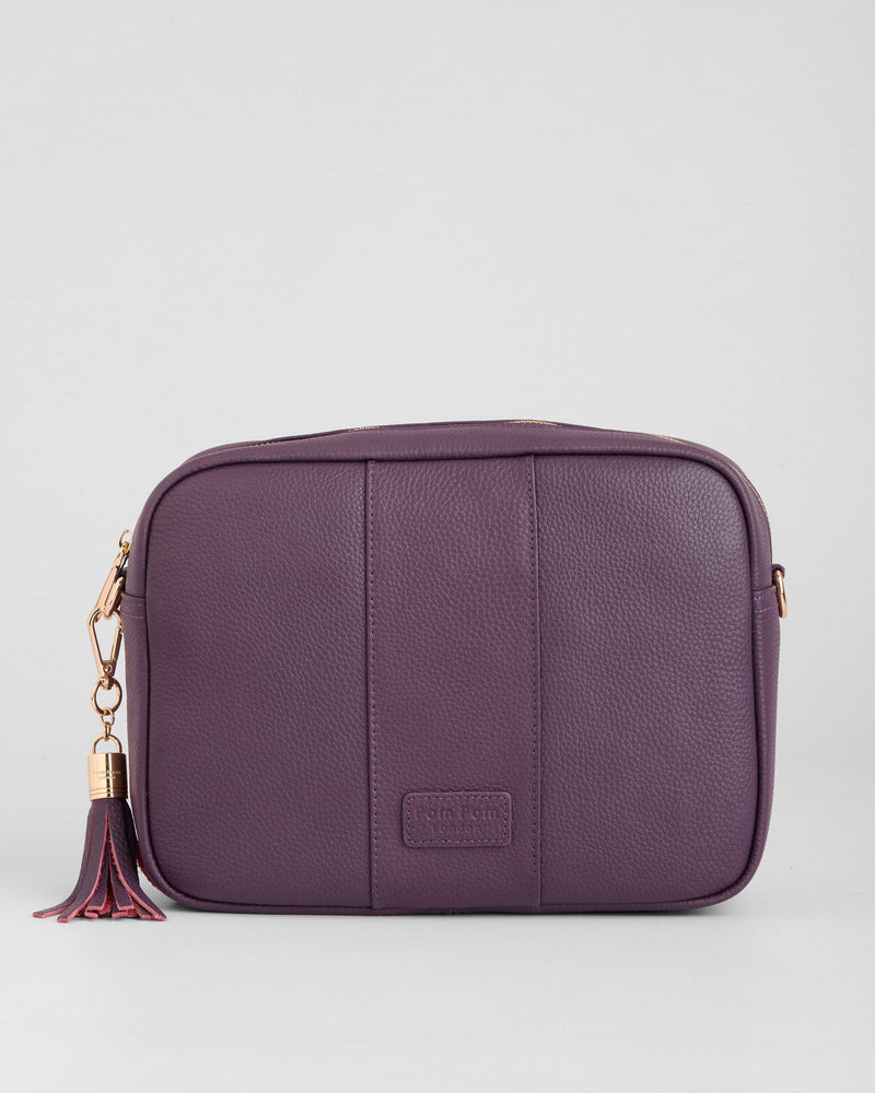 Pom Pom London City Plus Bag Purple Nightshade-Pom Pom London