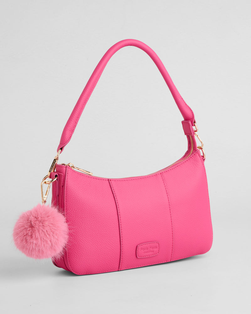 Pom Pom London Edgware Bag Azalea Pink-Pom Pom London