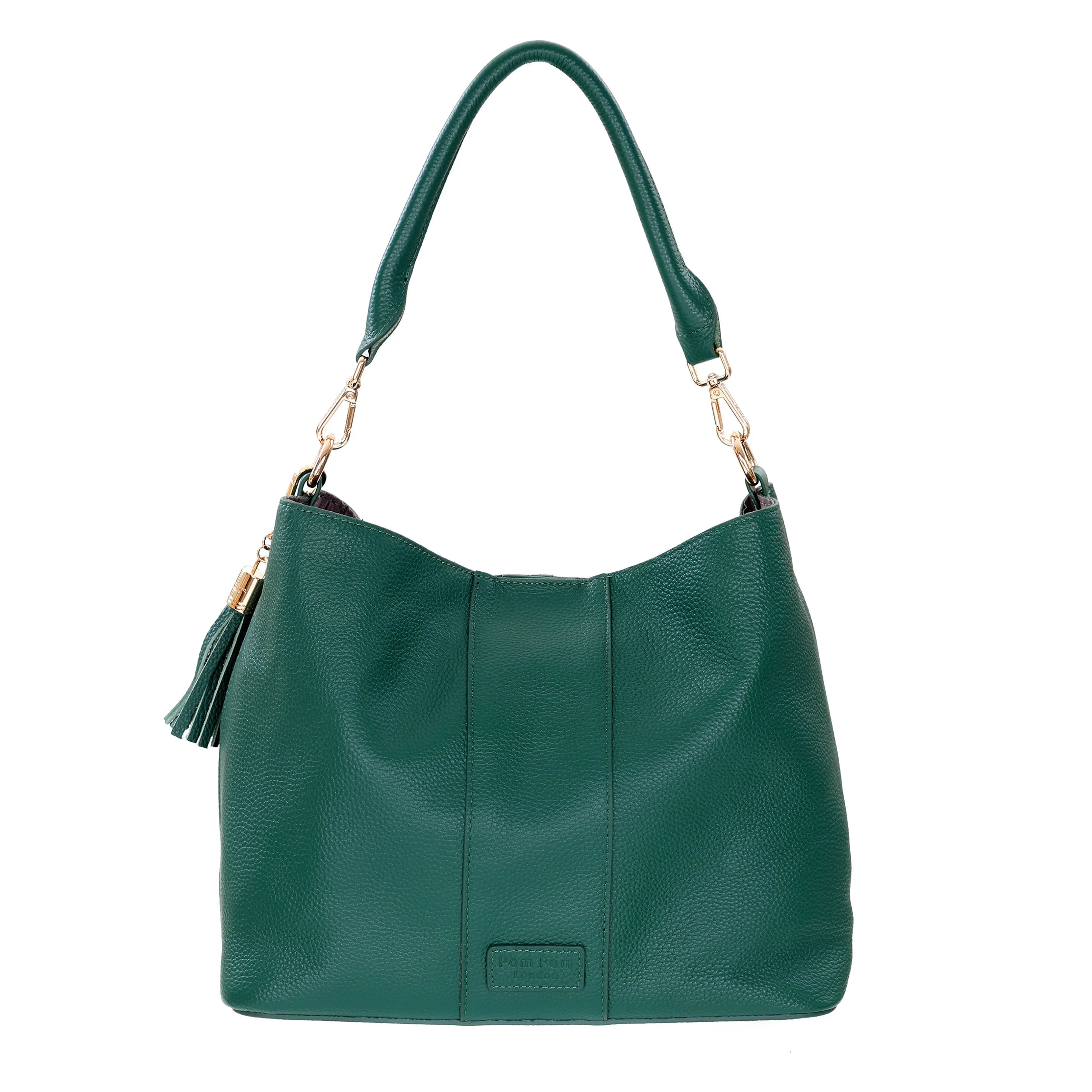 Lambeth Plus Bag Madeira Green – Pom Pom London