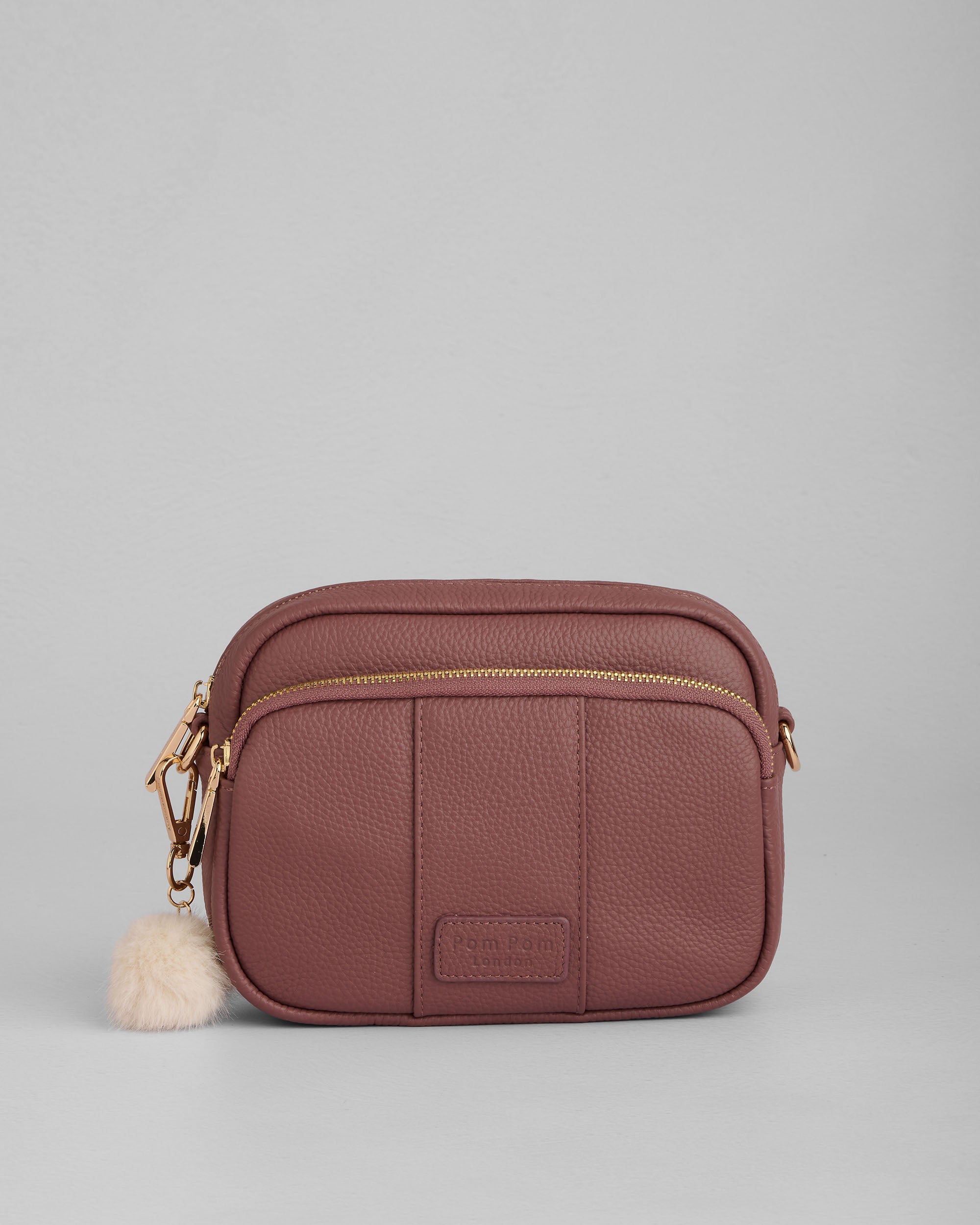 pom Pom Pom London Original - Leather Crossbody Bag In Frog Green