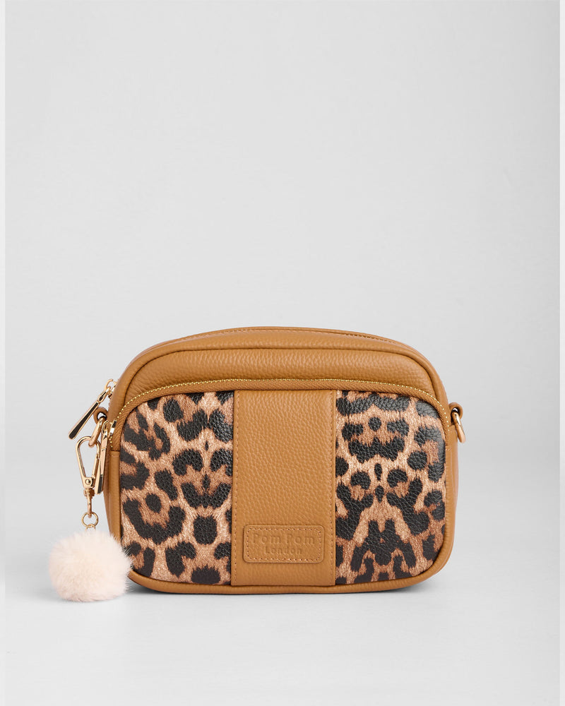 Original Bag Leopard Print Maple & Accessories-Pom Pom London
