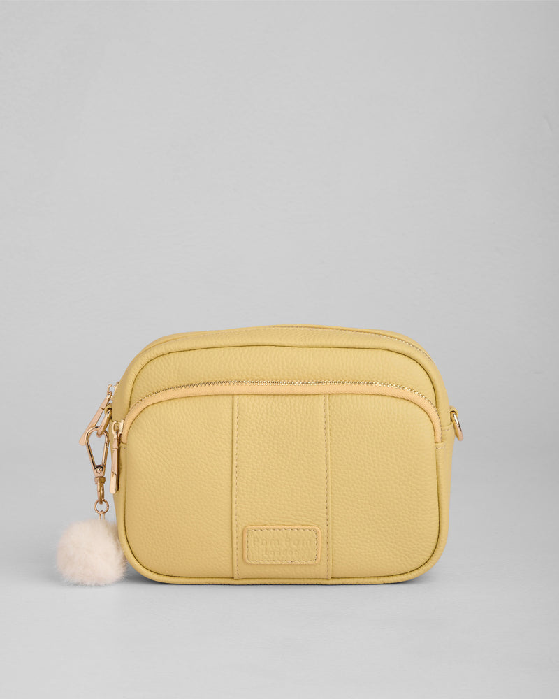 Straw Original Bag - full-grain leather bag | Pom Pom London