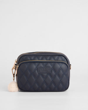Original Diamond Quilted Bag Navy & Accessories