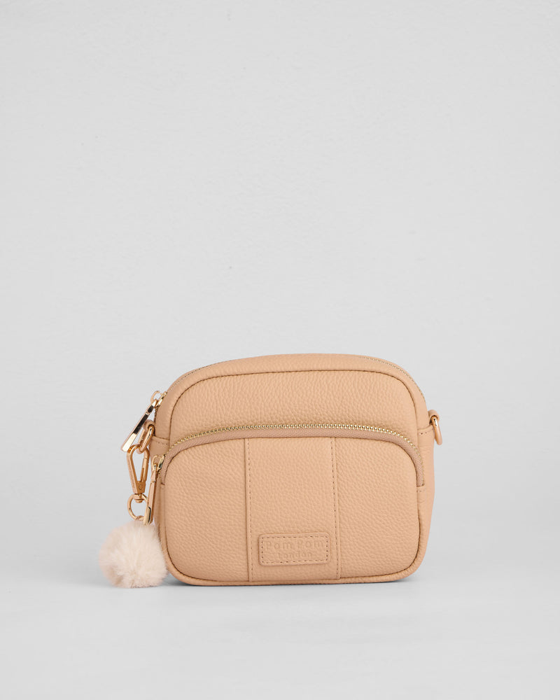 Original Mini Bag Almond Beige & Accessories-Pom Pom London