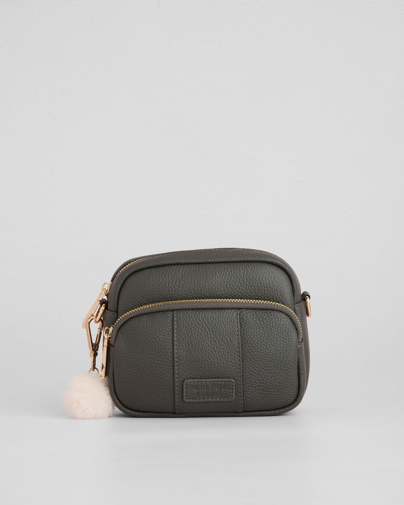 Original Mini Bag Volcano Grey & Accessories-Pom Pom London