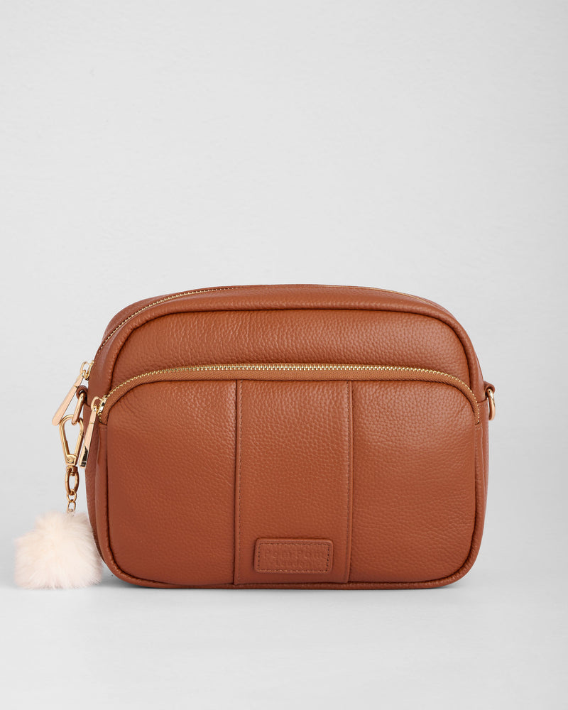 Original Plus Bag Chestnut & Accessories-Pom Pom London