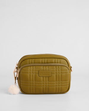 Original Square Quilted Bag Olive Green & Accessories