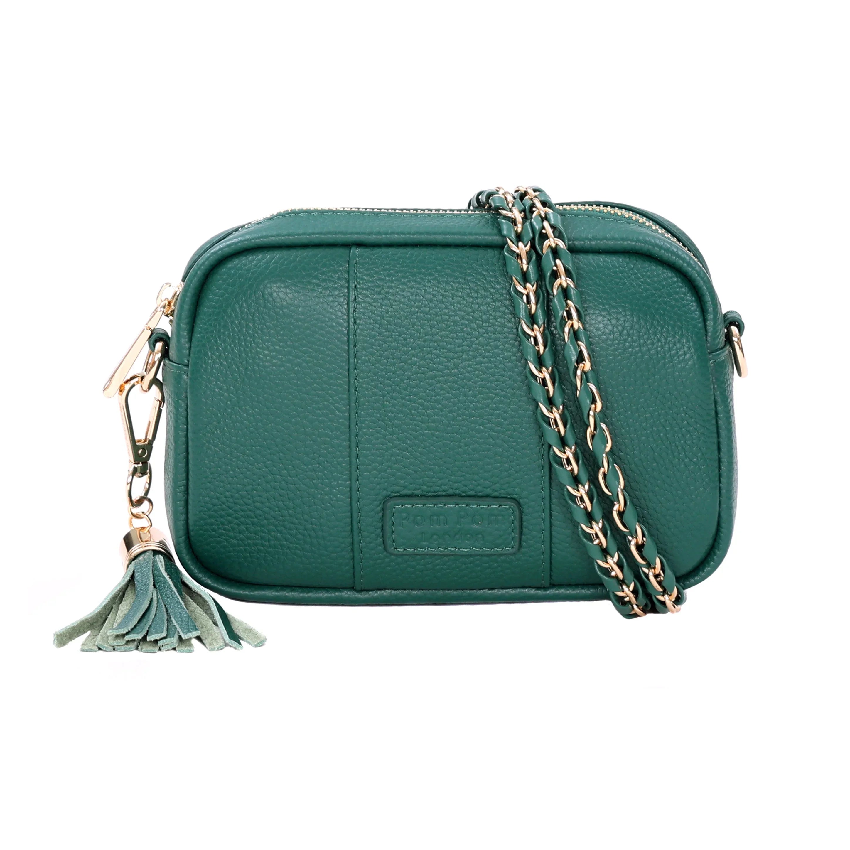 Pom Pom London City MINI Bag Madeira Green
