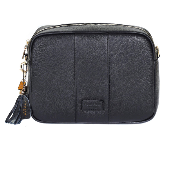 Pom Pom London City Plus Bag Black-Pom Pom London