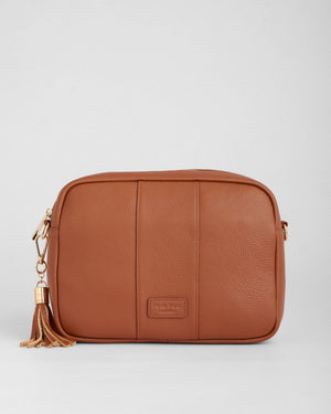 Pom Pom London City Plus Bag Chestnut