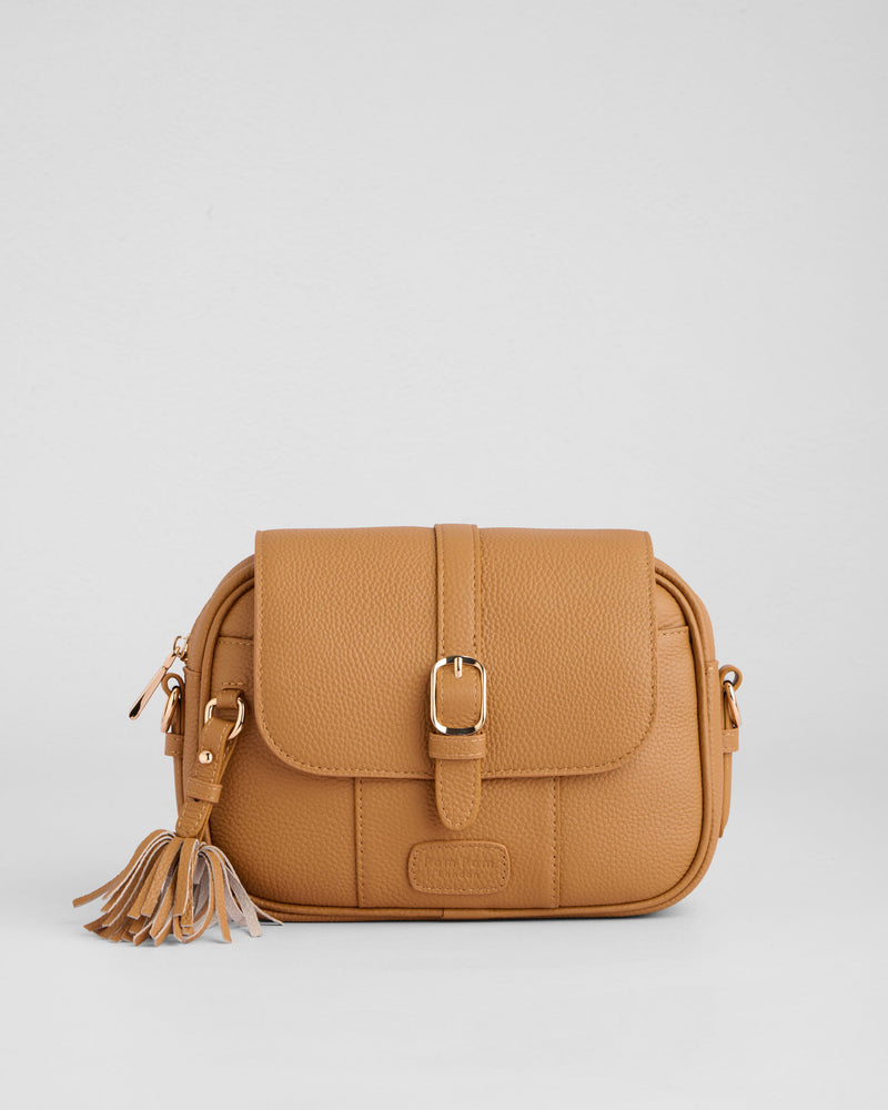 Pom Pom London Finsbury Bag Maple-Pom Pom London