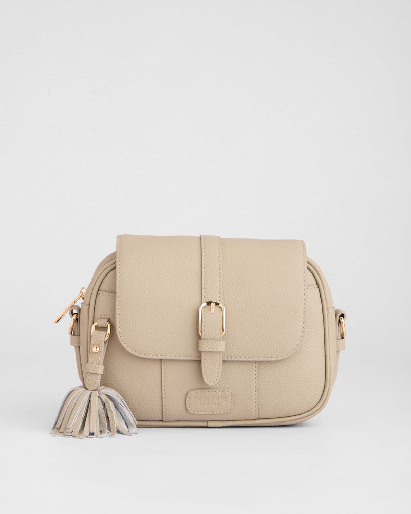 Pom Pom London Finsbury Bag Stone-Pom Pom London
