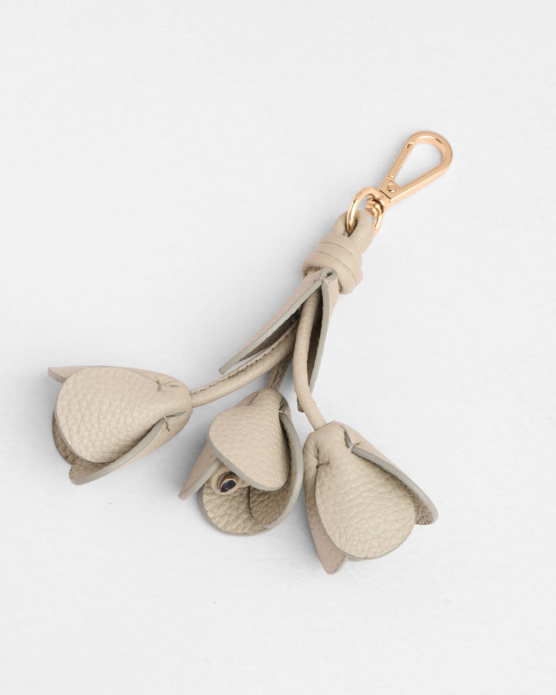Pom Pom London Flower Keyring Stone-Pom Pom London