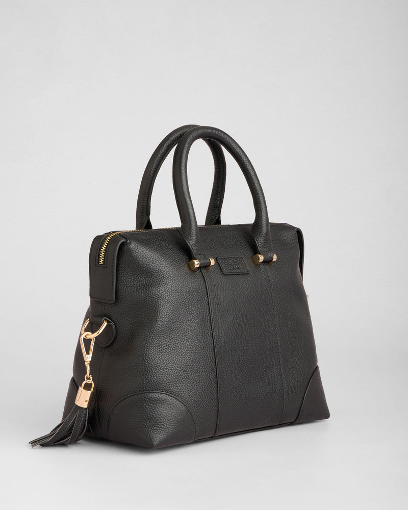 Pom Pom London Greenwich Bag Black-Pom Pom London