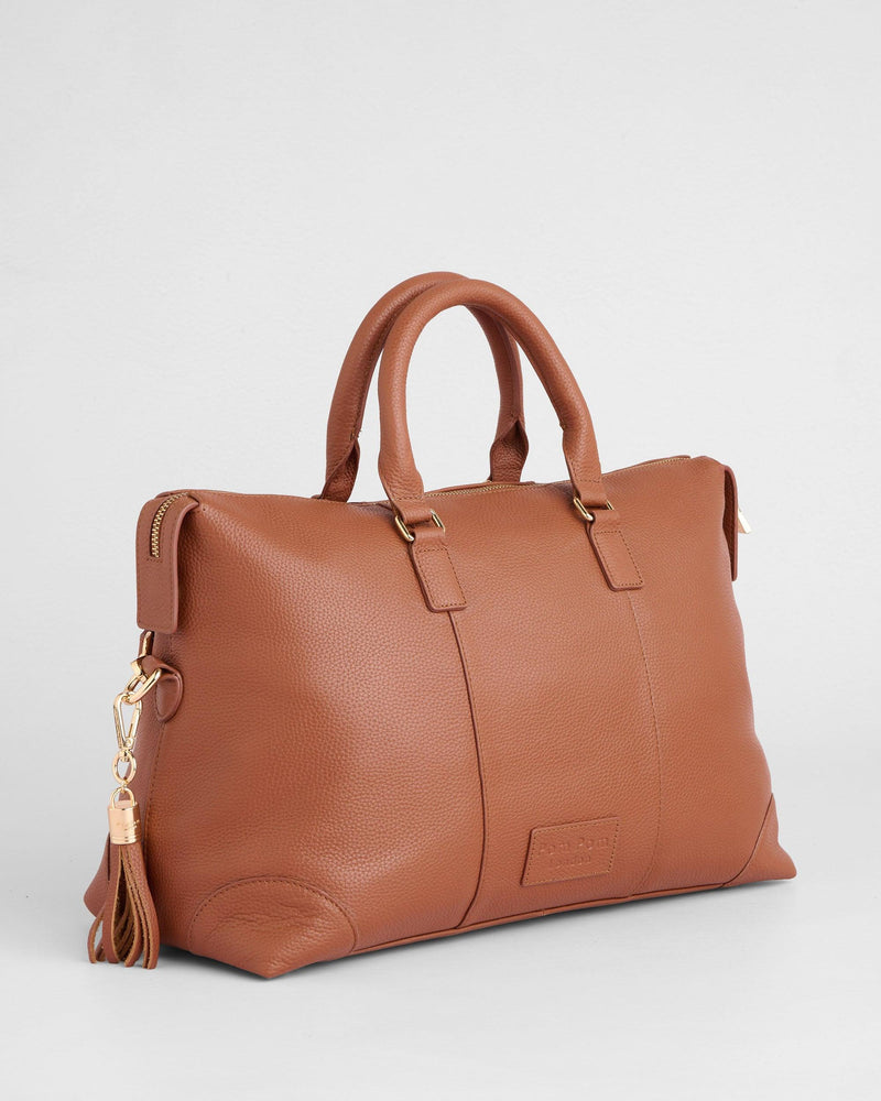 Pom Pom London Travel Bag Chestnut-Pom Pom London