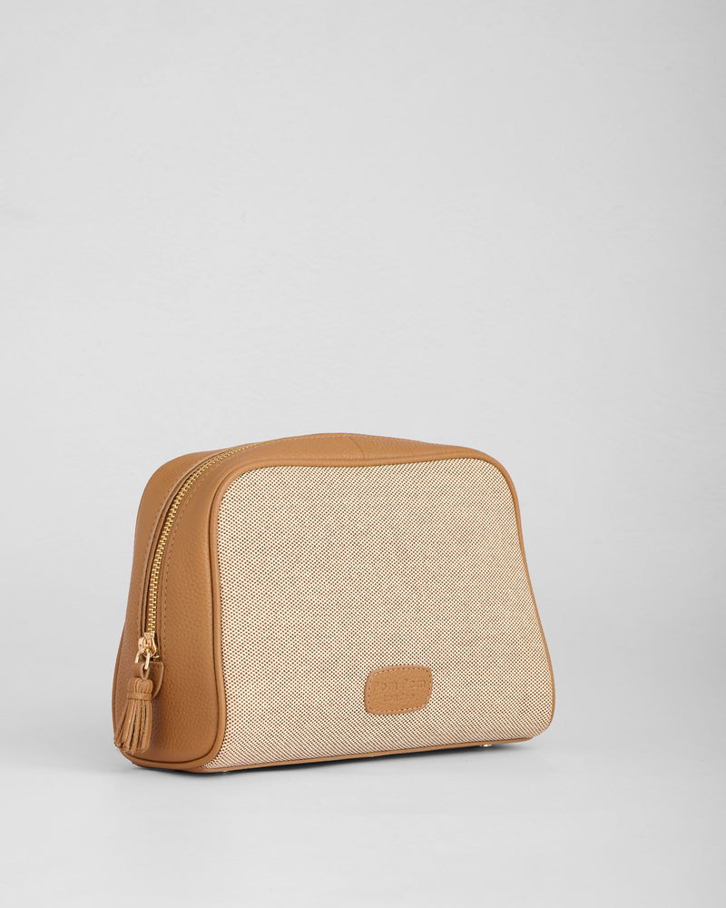 Pom Pom London Willesden Wash Bag Maple-Pom Pom London