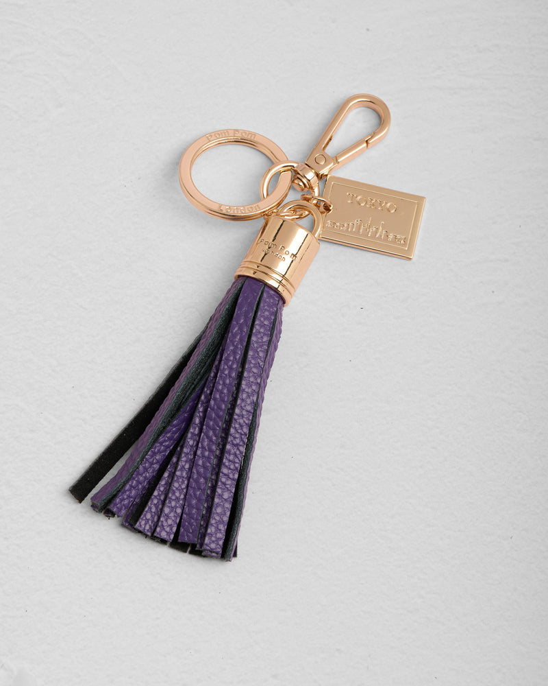 Postcard Tassel Keyring Tokyo-Pom Pom London