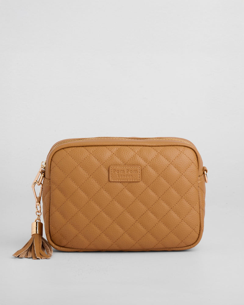 Quilted City Bag Maple & Accessories-Pom Pom London