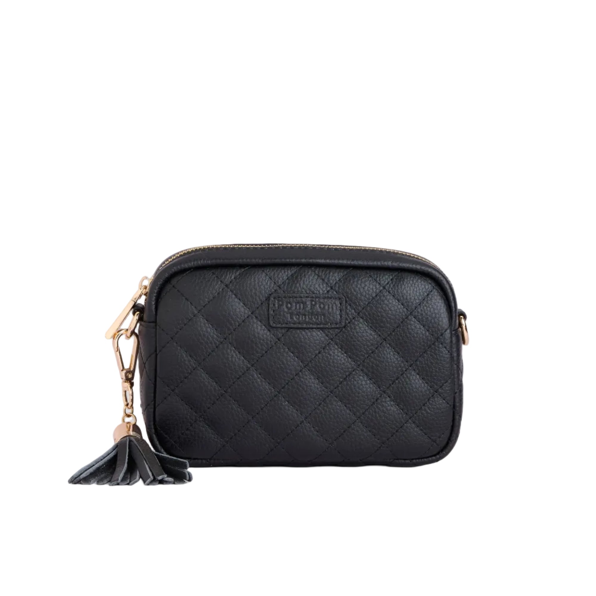 Quilted City MINI Bag Black & Accessories – Pom Pom London