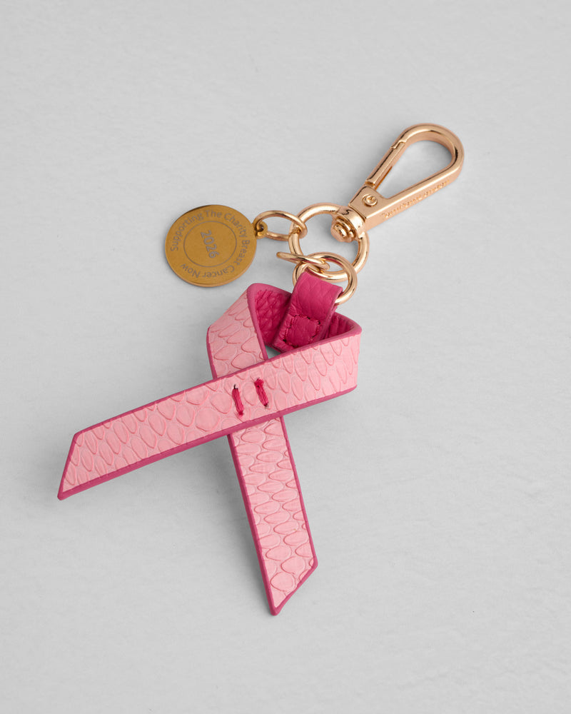 Ribbon Keyring Lizard Pink-Pom Pom London