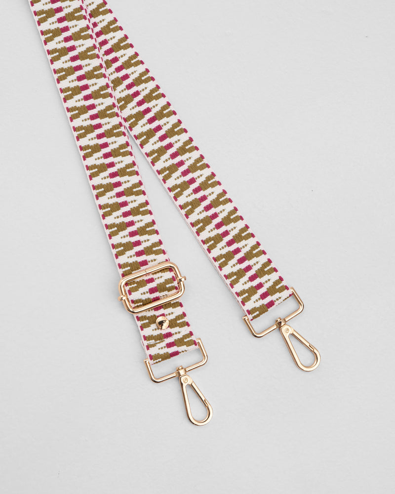 Strap Burgundy Twill-Pom Pom London