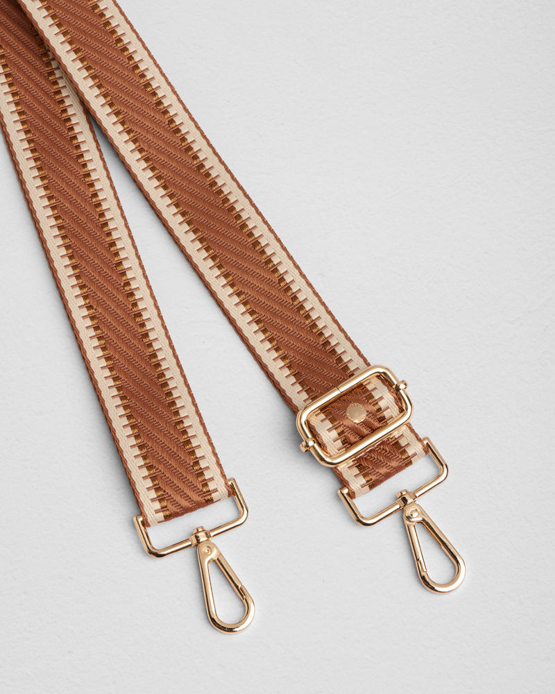 Strap Chestnut Twist-Pom Pom London