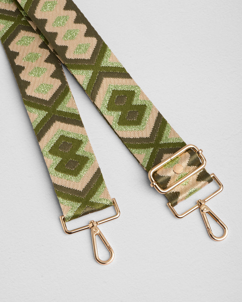 Strap Fern Glitter Embroidered-Pom Pom London