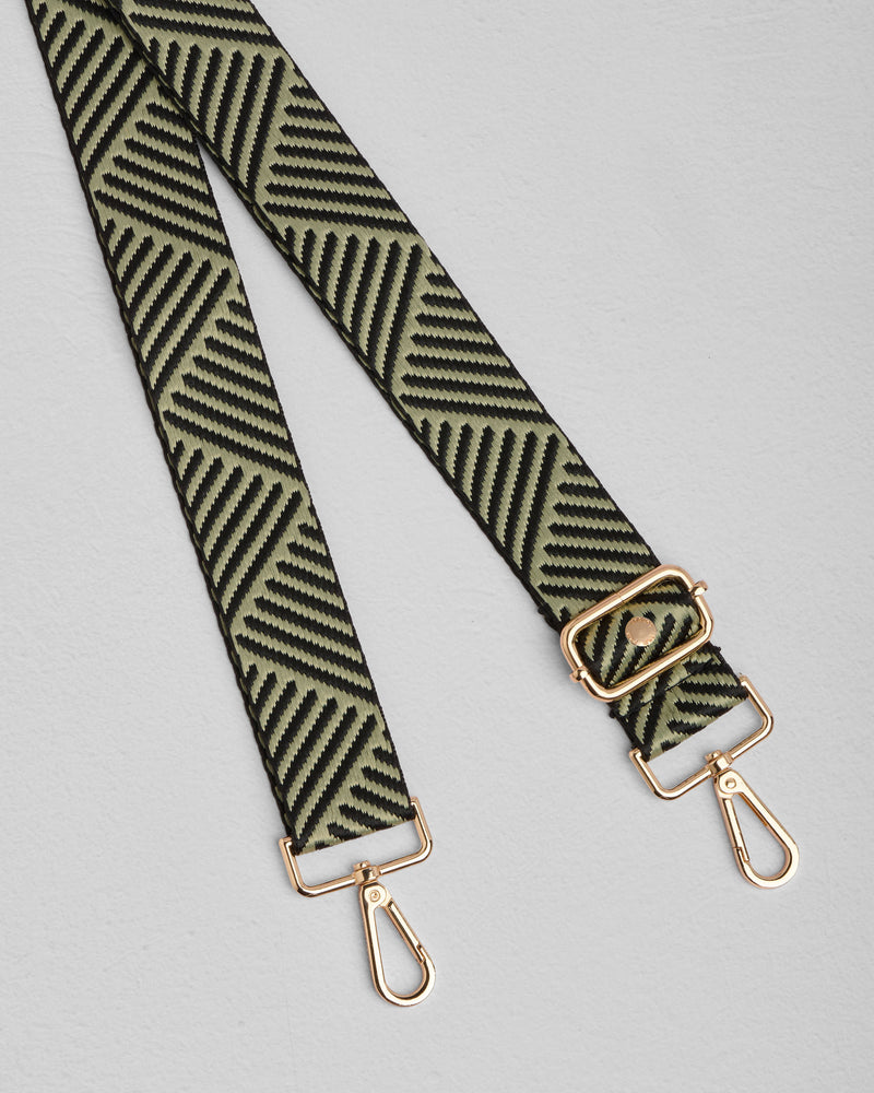 Strap Green & Black Nautical-Pom Pom London