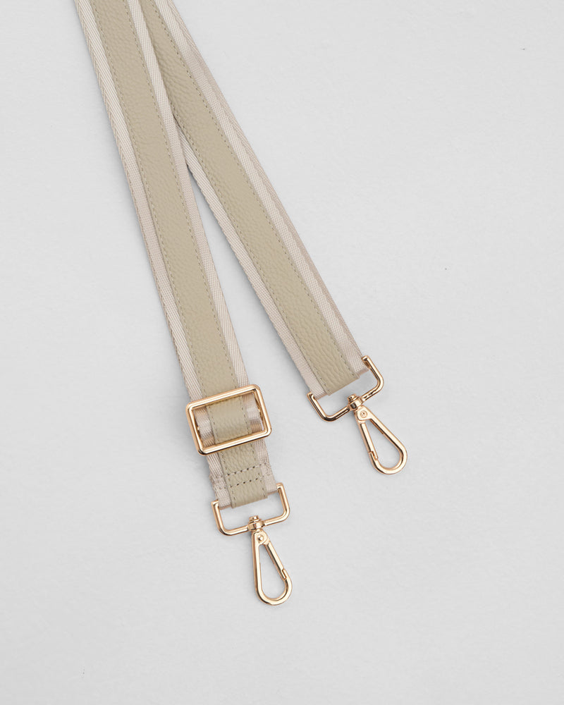 Strap Leather Stripe Stone-Pom Pom London