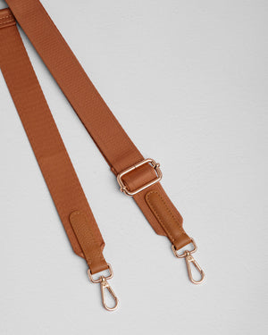Strap Leather Tab Chestnut