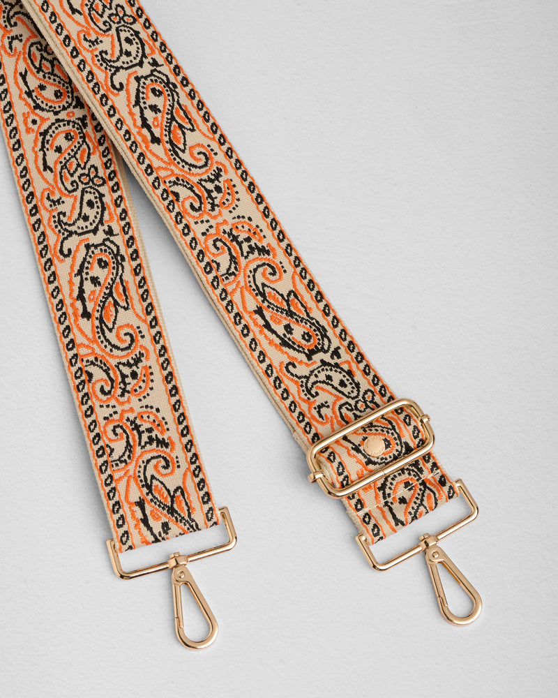 Mango Paisley bag strap | Pom Pom London
