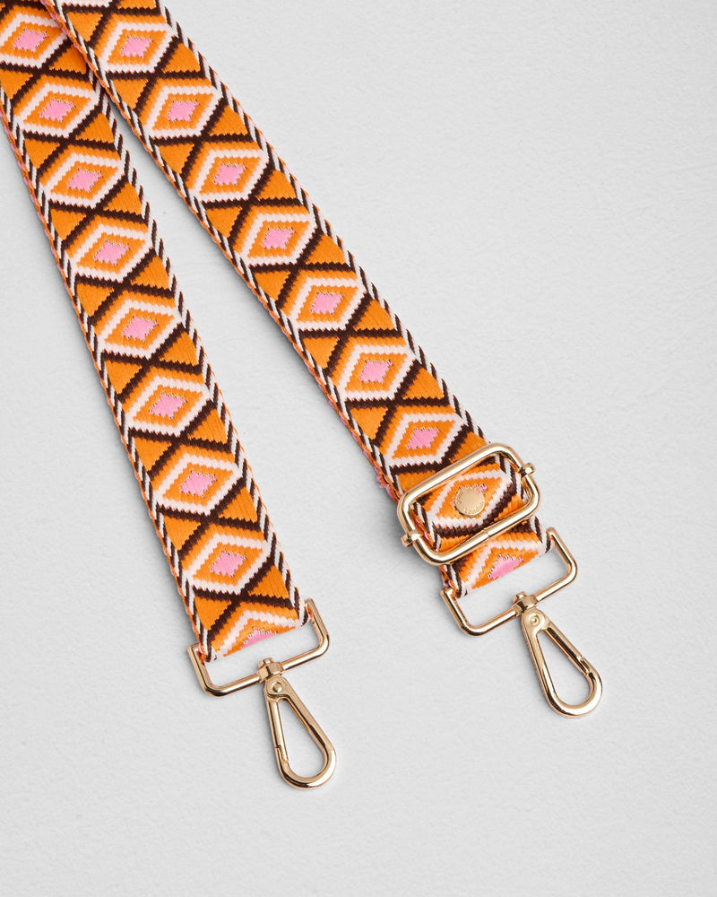 Mango Tapestry Diamond bag strap | Pom Pom London