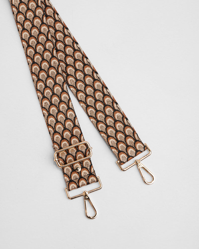 Strap Maple Metallic Peacock-Pom Pom London
