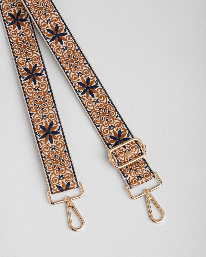 Strap Maple & Navy Star Anise-Pom Pom London