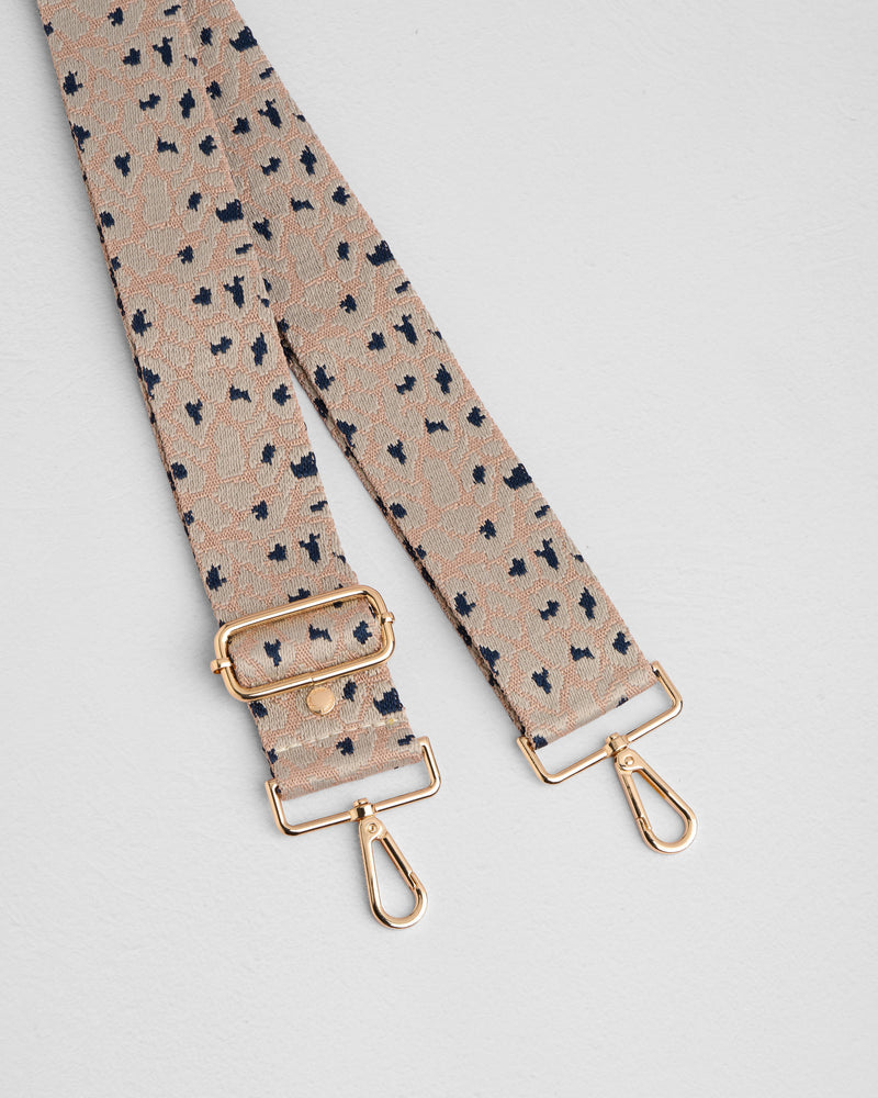 Strap Navy Fleck-Pom Pom London