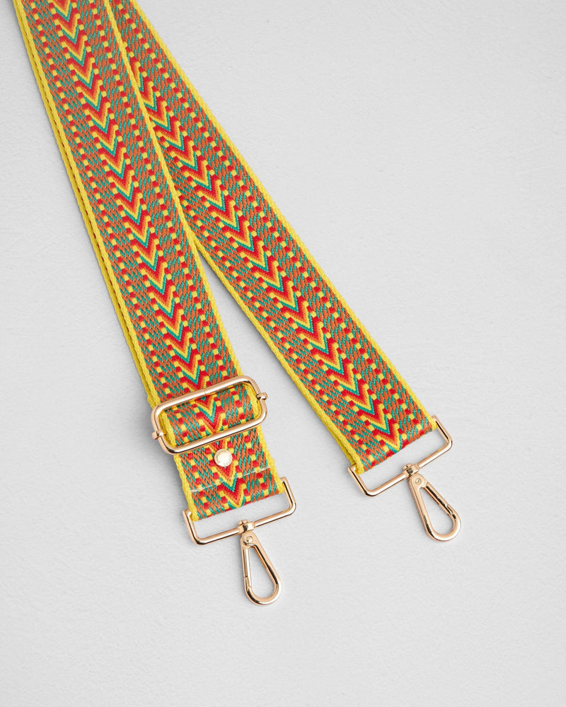Strap Red and Yellow Tribal-Pom Pom London