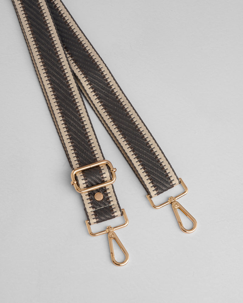 Strap Volcano Grey & Stone Twist-Pom Pom London